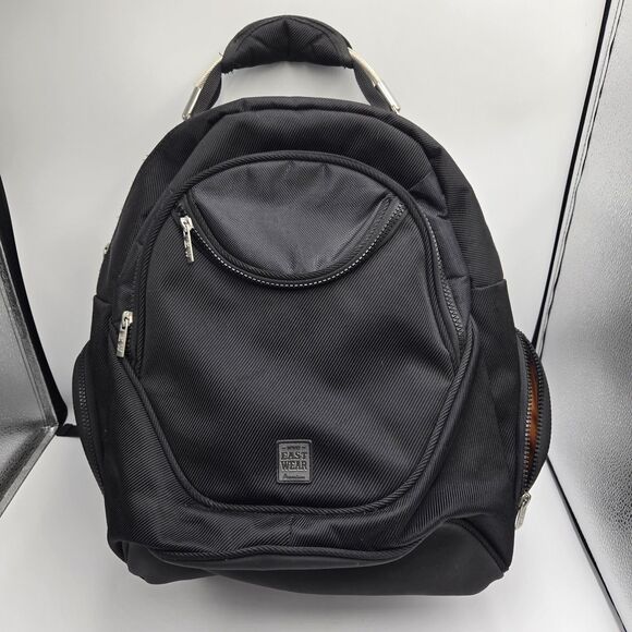 NYC East Wear Premium PVMNT Series Backpack Laptop Case 15.6" Black Cable Handle - Picture 1 of 8